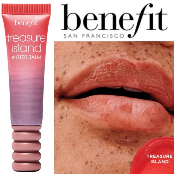 Benefit Butter Balm in Treasure Island Poppy NIB - Picture 1 of 1